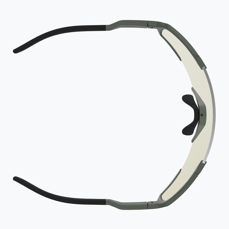 Slnečné okuliare SCOTT Shield khaki green/amp white chrome 4