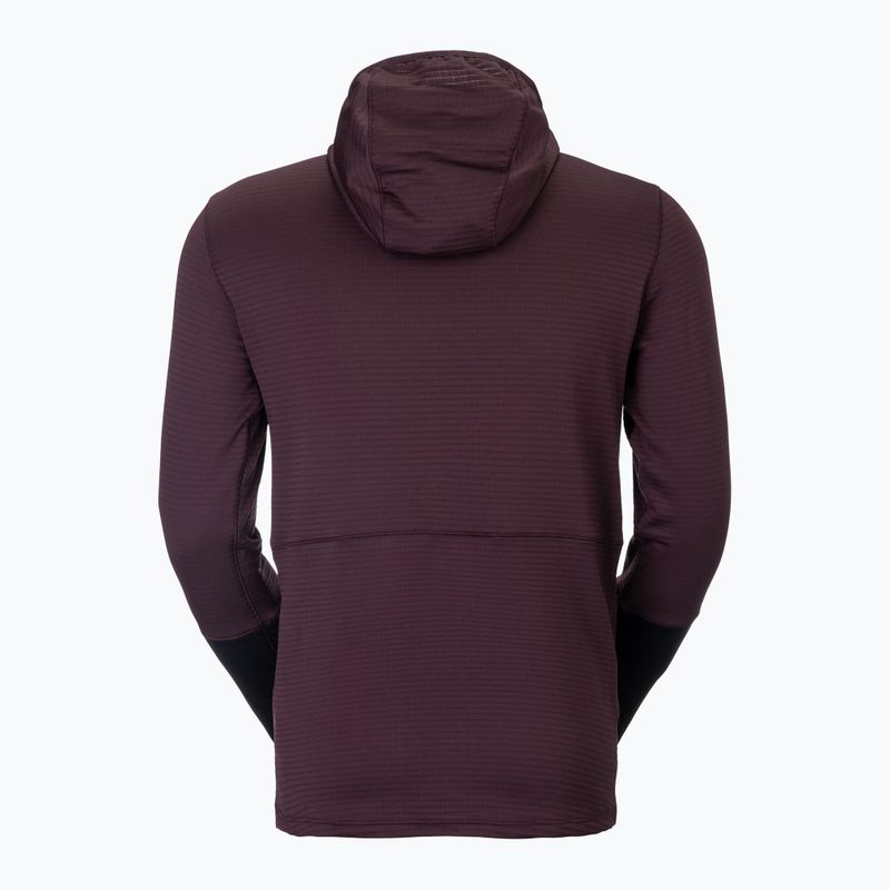 Pánska fleecová mikina SCOTT Defined Light Hoody cocoa red/black 2