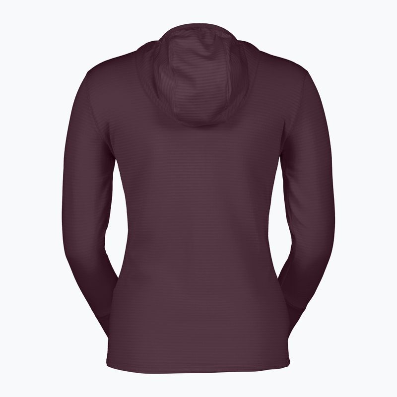 Dámska fleecová mikina SCOTT Defined Light Hoody cocoa red 2