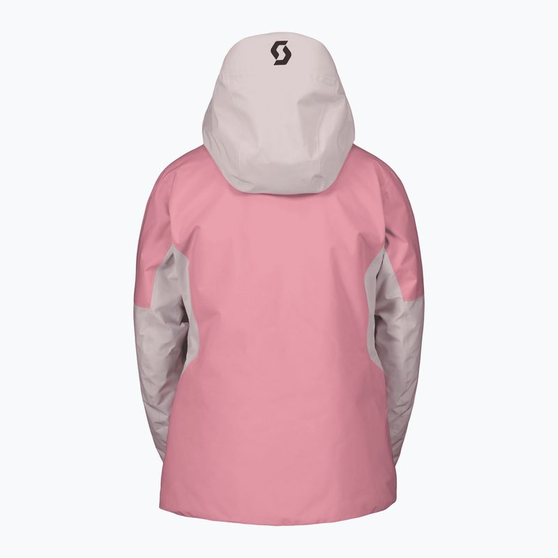 Dámska lyžiarska bunda SCOTT Ultimate GTX wax pink/cocoa red 2