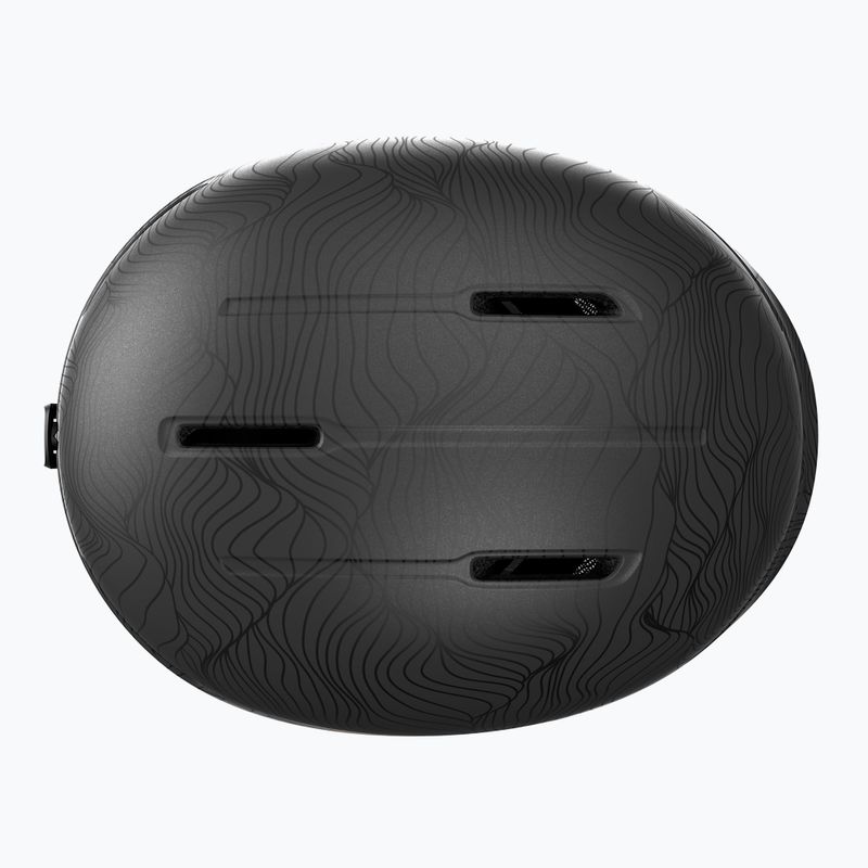 Lyžiarska prilba SCOTT Track granite black/holo silver 4