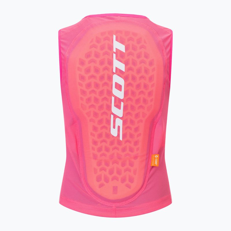 Detská ochranná vesta SCOTT Vest Airflow Jr neon pink 2