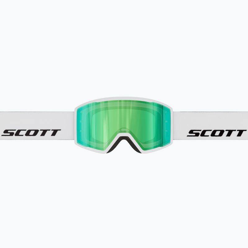 Lyžiarske okuliare SCOTT Trace Pro white/green chrome 3