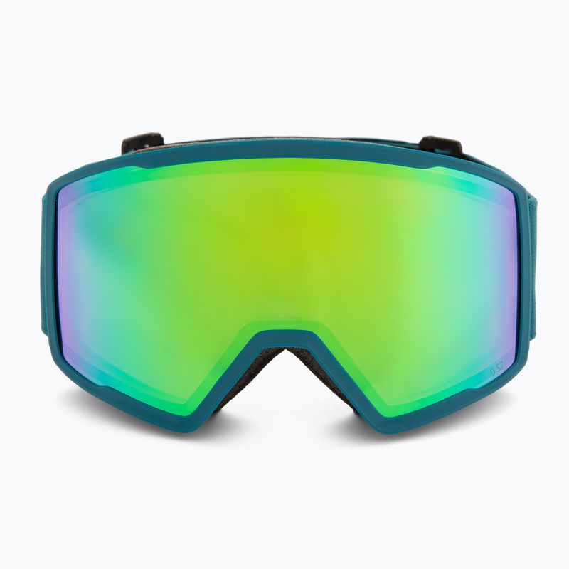 Lyžiarske okuliare SCOTT Trace Pro petrol green/green chrome 2