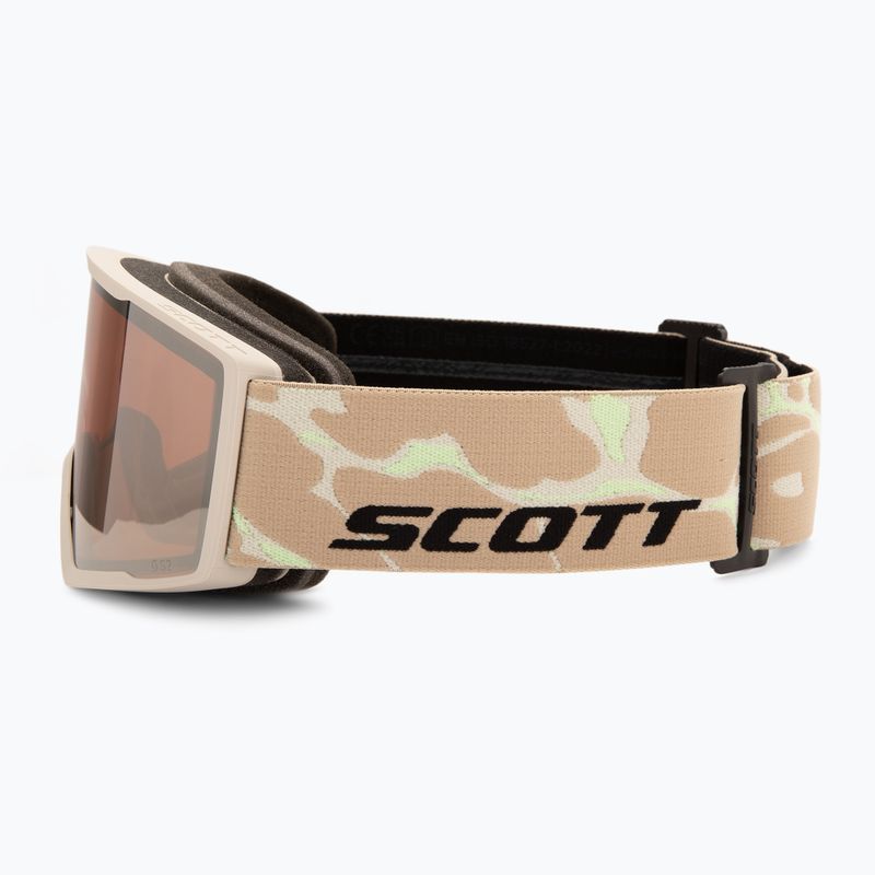 Lyžiarske okuliare SCOTT Trace Pro mojave beige/silver chrome 4