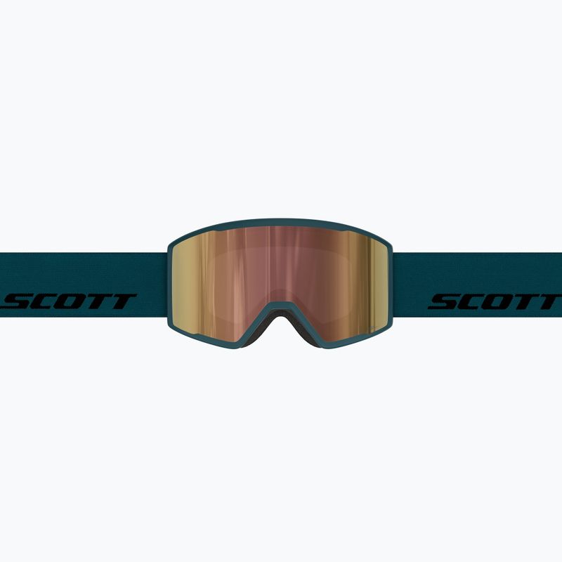 Lyžiarske okuliare SCOTT Trace Pro Light Sensitive petrol green/amp ls cinnamon chrome 3