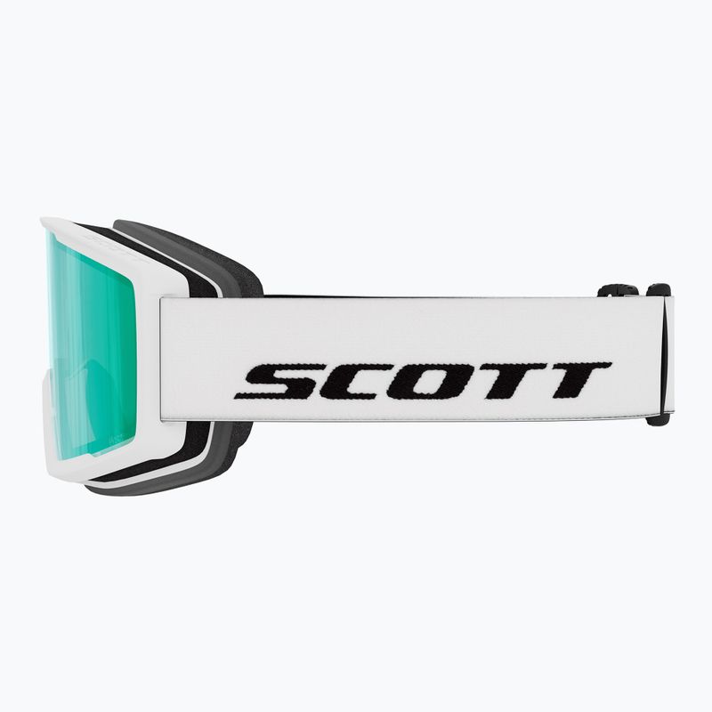 Lyžiarske okuliare SCOTT Trace Pro Compact white/green chrome 2