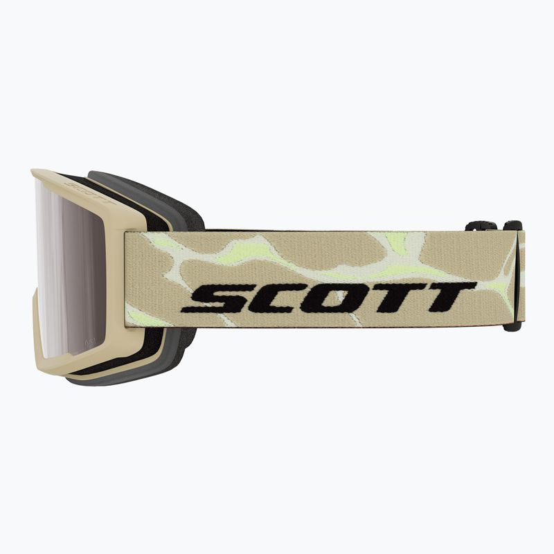 Lyžiarske okuliare SCOTT Trace Pro Compact mojave beige/silver chrome 2
