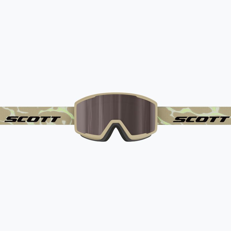 Lyžiarske okuliare SCOTT Trace Pro Compact mojave beige/silver chrome 3