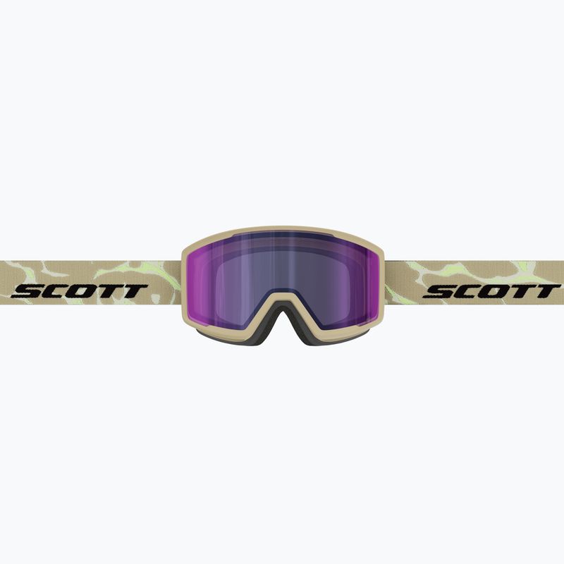 Lyžiarske okuliare SCOTT Trace Pro Comact Light Sensitive S2-4 mojave beige/amp ls blue chrome 4