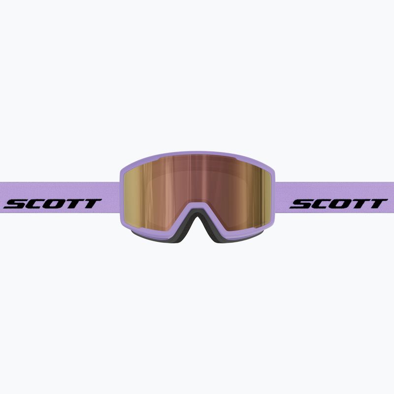 Lyžiarske okuliare SCOTT Trace Pro Compact Light Sensitive S1-3 sherbet purple/black/amp ls cinnamon chrome 4