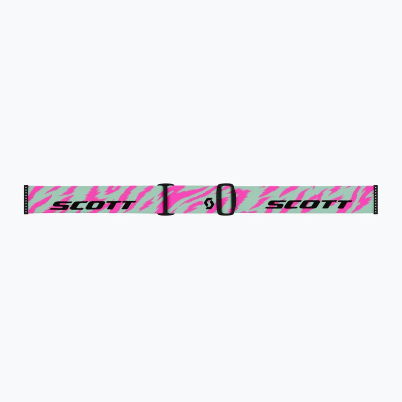 Detské lyžiarske okuliare SCOTT Shield neon pink/mint green/rose 5