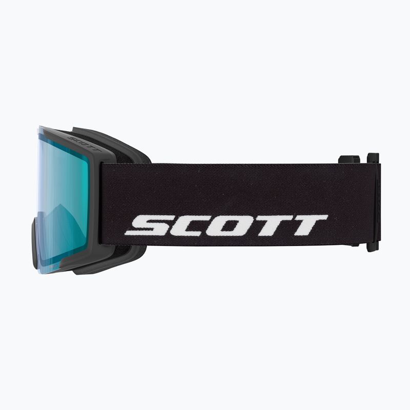 Lyžiarske okuliare SCOTT Shield black/amp green chrome 3