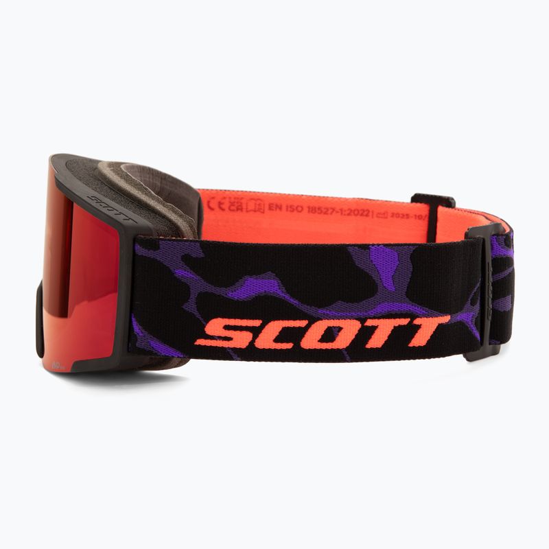 Lyžiarske okuliare SCOTT Shield black/amp red chrome 4