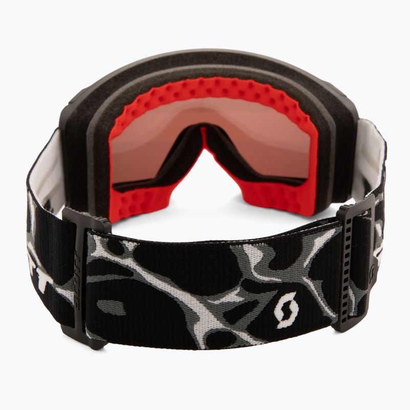 Lyžiarske okuliare SCOTT React Light Sensitive granite black/white/amp red chrome 4