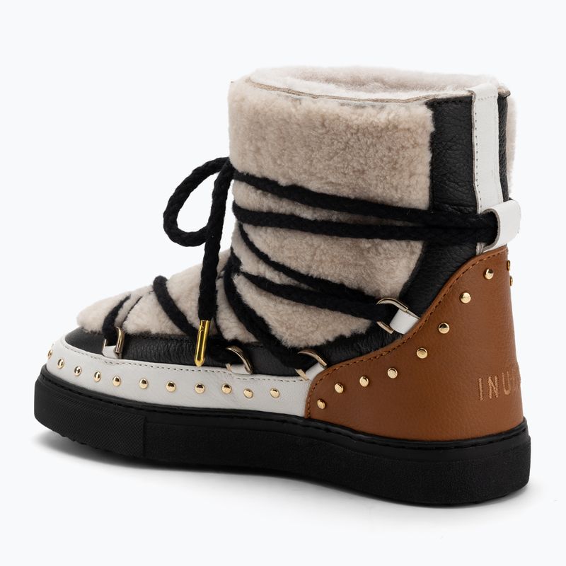 Dámske snehule INUIKII Curly Rock cream 3