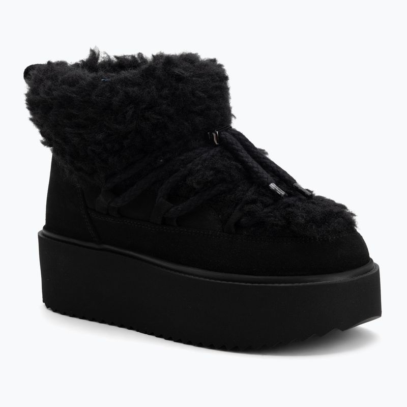 Dámske snehule INUIKII Teddy Platform black