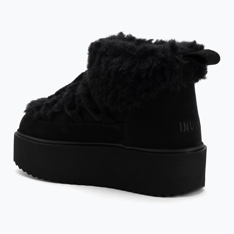 Dámske snehule INUIKII Teddy Platform black 3