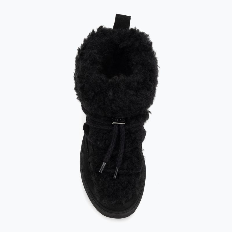 Dámske snehule INUIKII Teddy Platform black 5