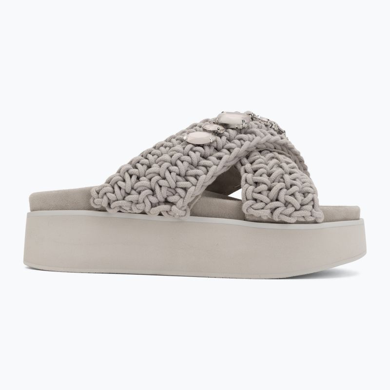 Dámske šľapky INUIKII Woven Stones Platform stone grey 2