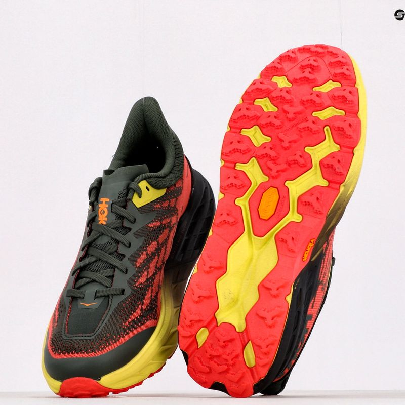 HOKA Speedgoat 5 pánska bežecká obuv tmavozelená 1123157-TFST 15