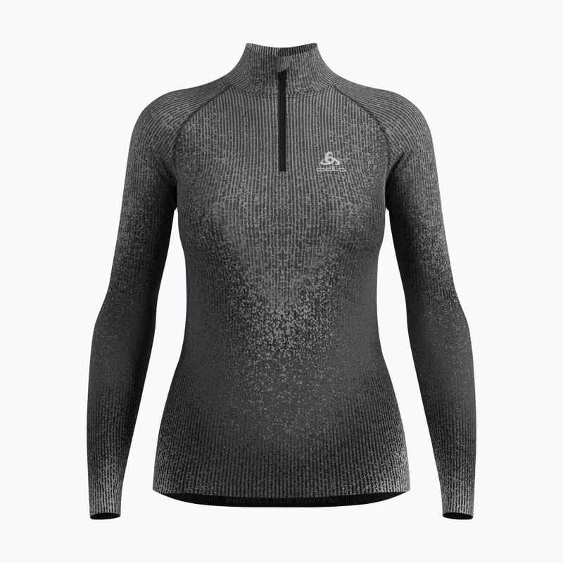 Termoaktívna mikina ODLO Performance Warm Blackcomb Bl Top Turtle Neck HZ black