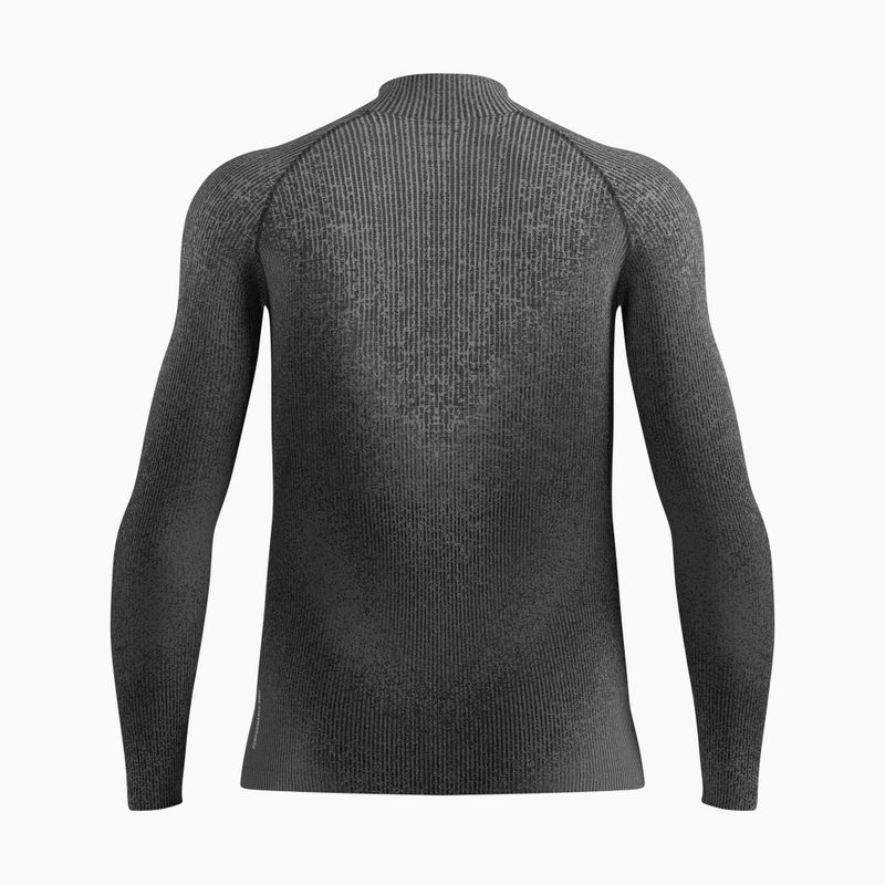 Pánska termoaktívna mikina ODLO Performance Warm Blackcomb Bl Top Turtle Neck HZ black 2