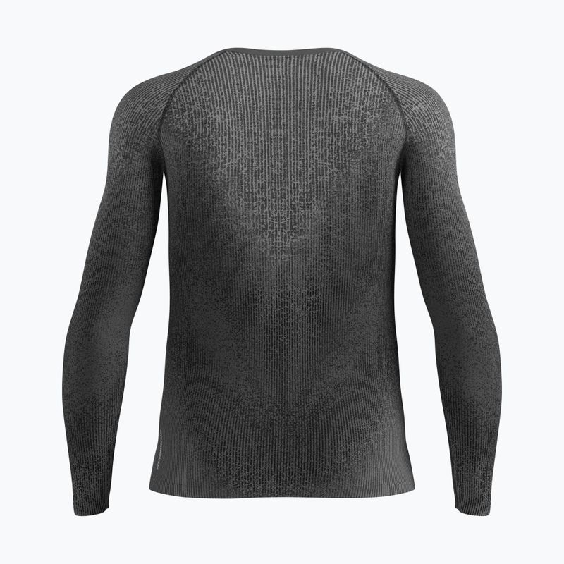 Pánska termoaktívna mikina ODLO Performance Warm Blackcomb Bl Top Crew Neck black 2