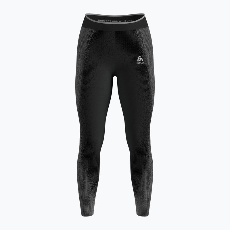 Dámske termoaktívne nohavice ODLO Performance Warm Blackcomb Bl Bottom Long black