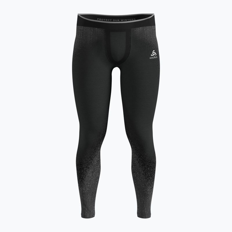 Pánske termo nohavice ODLO Performance Warm Blackcomb Bl Bottom Long black