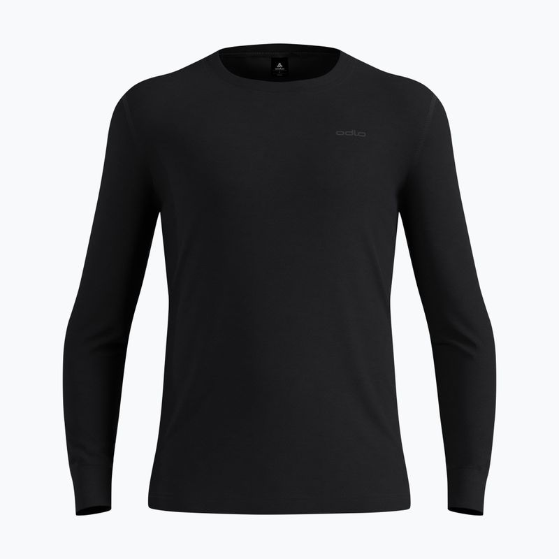 Pánska termo mikina ODLO Merino 200 Bl Top Crew Neck black 6