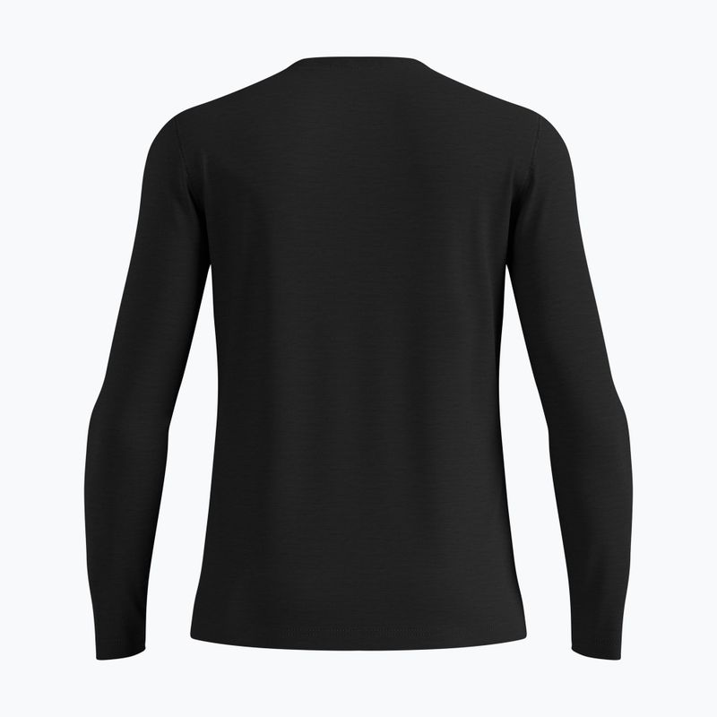 Pánske termo tričko longsleeve ODLO Merino 160 Bl Top Crew Neck black 5