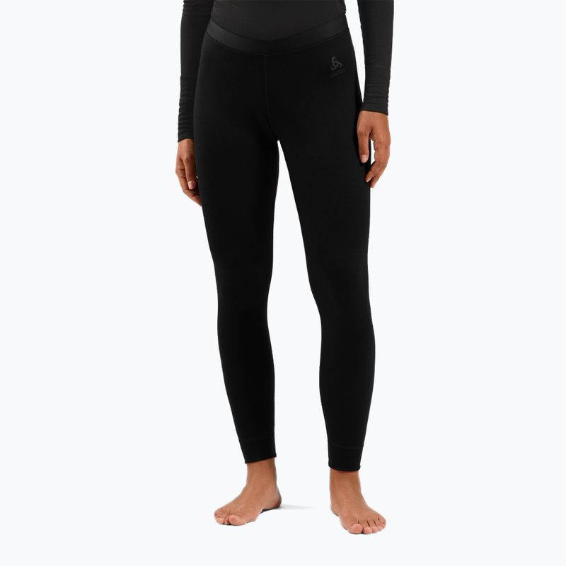 Dámske termo nohavice ODLO Merino 160 Bl Bottom Long black