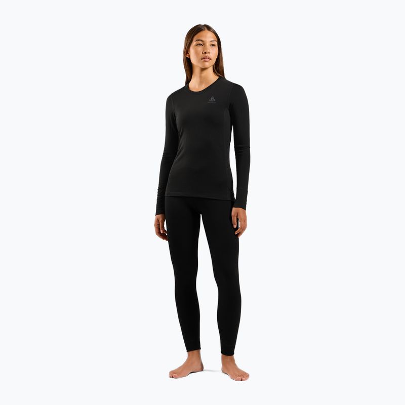Dámske termo nohavice ODLO Merino 160 Bl Bottom Long black 2