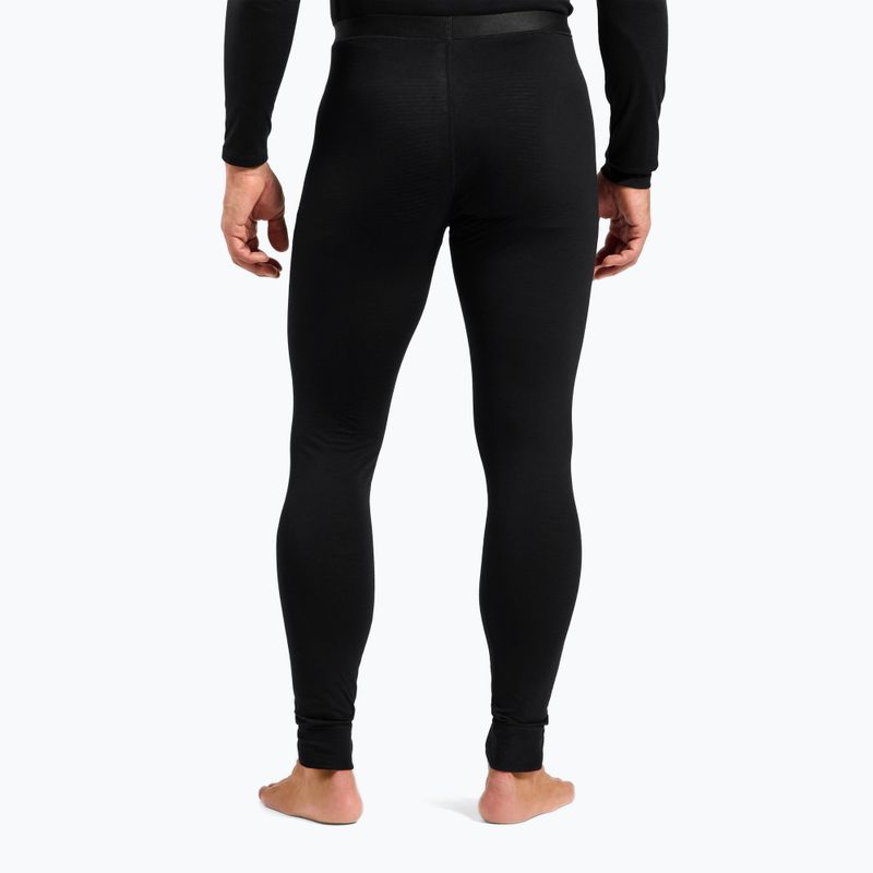 Pánske termo nohavice ODLO Merino 160 Bl Bottom Long black 3
