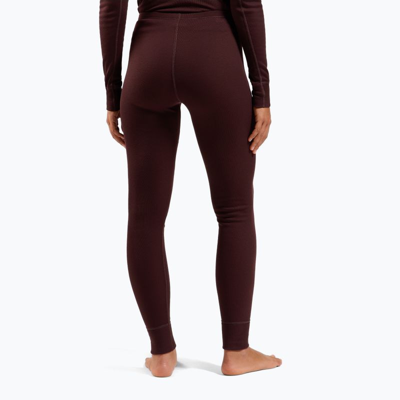 Dámske termoaktívne nohavice ODLO Active Warm Bl Bottom Long fudge 3