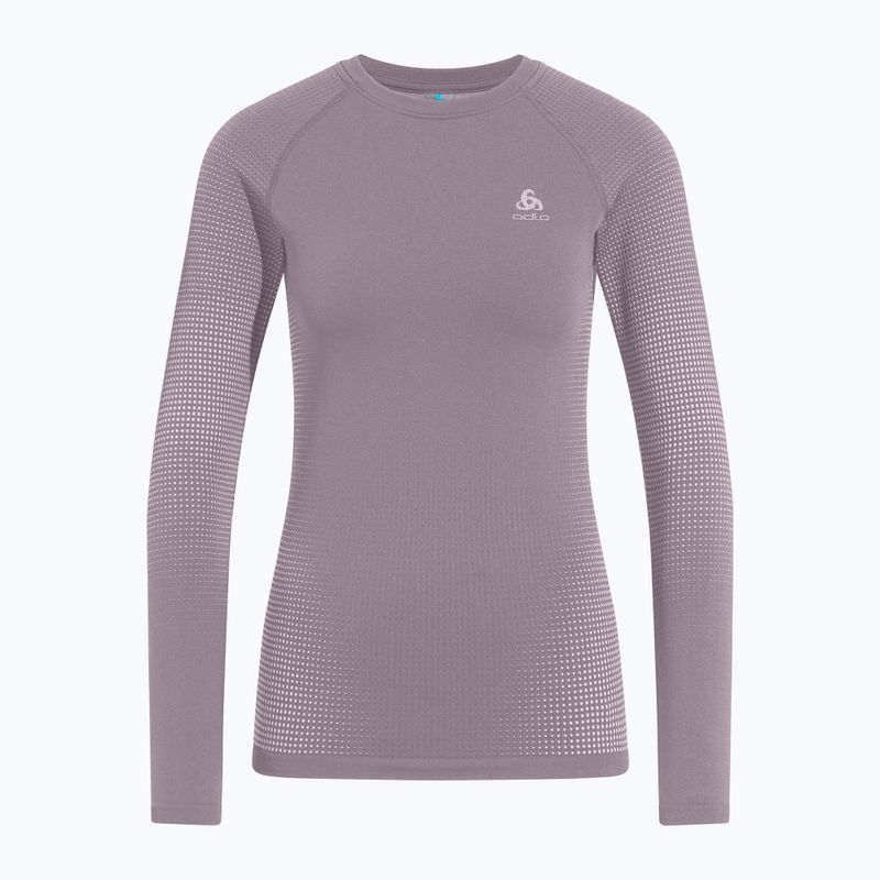Dámska termoakčná mikina ODLO Performance Warm Bl Top Crew Neck gray ridge 5