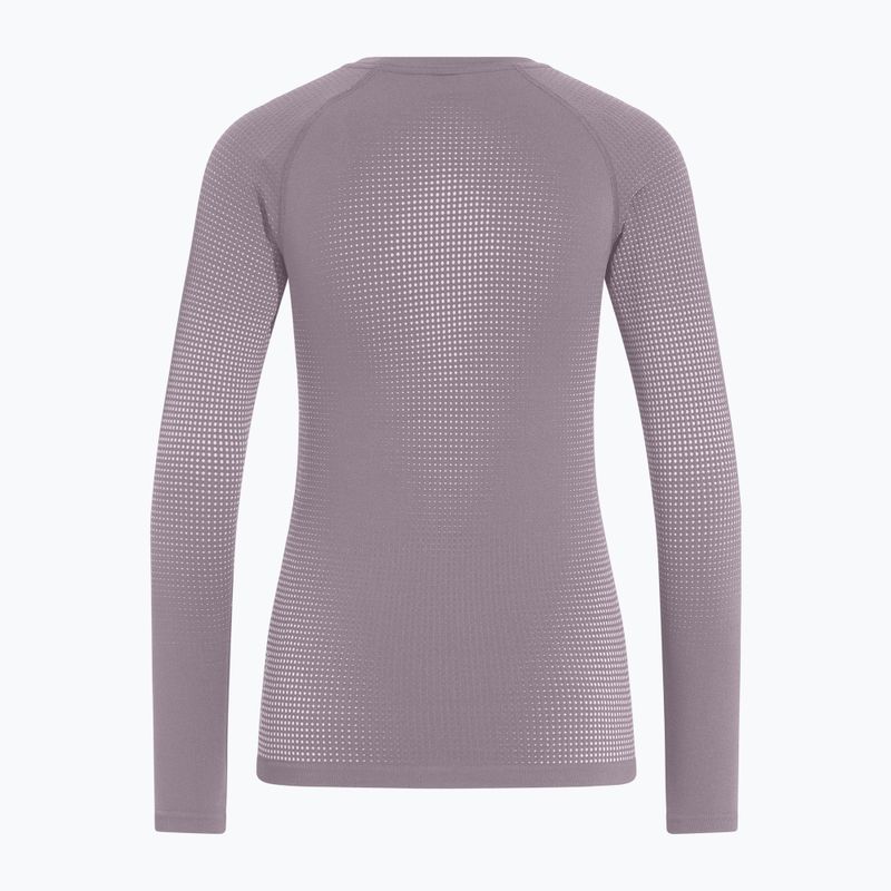 Dámska termoakčná mikina ODLO Performance Warm Bl Top Crew Neck gray ridge 6