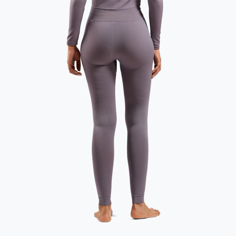 Dámske termoaktívne nohavice ODLO Performance Warm Bl Bottom Long gray ridge 3