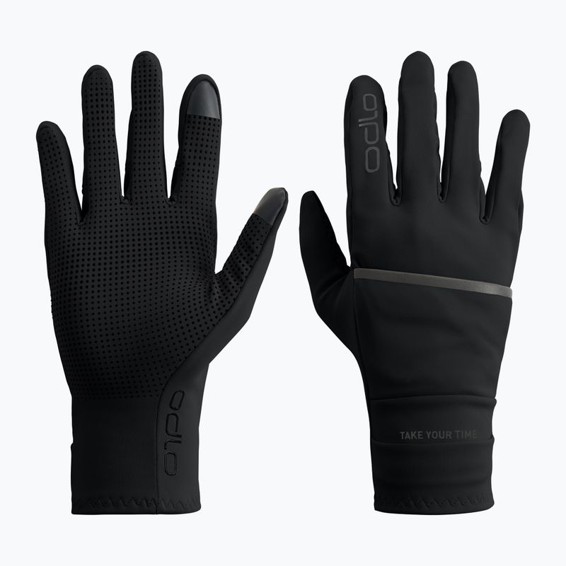 Trekingové rukavice ODLO Multisport Windproof Light Full Finger black 2