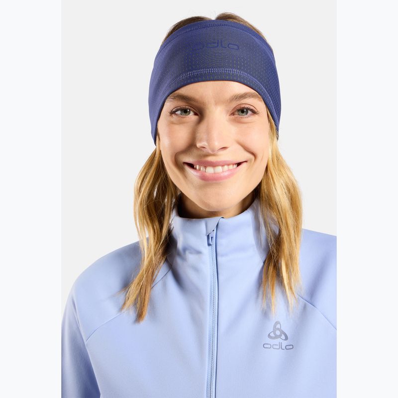 Čelenka ODLO Polyknit Warm Reflective skipper blue 4