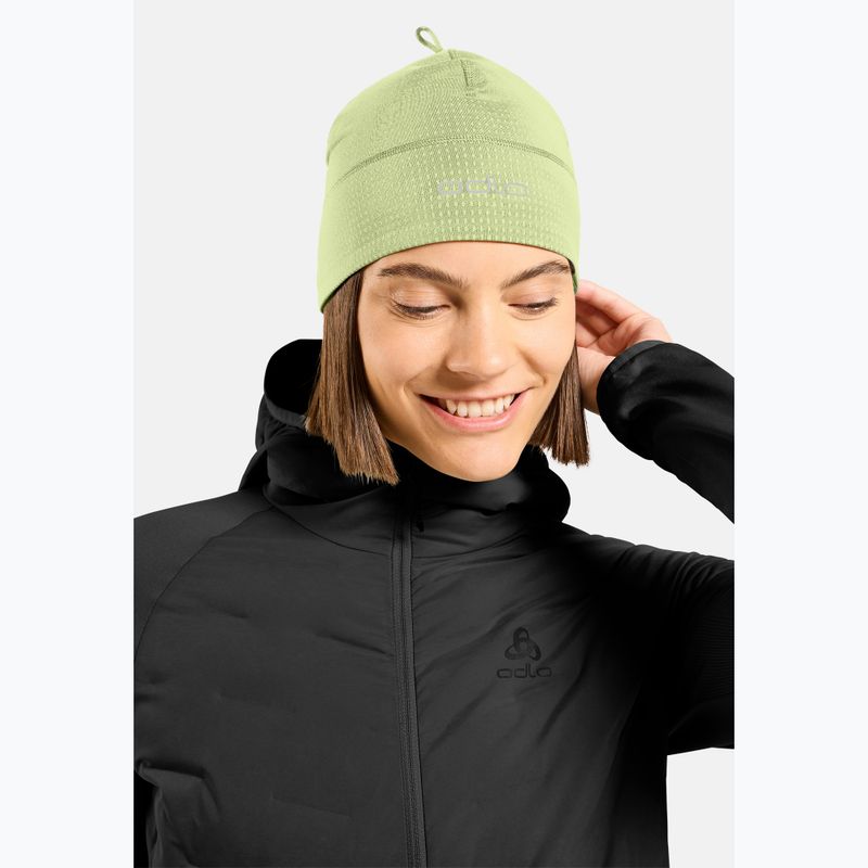 Zimná čiapka ODLO Polyknit Warm Reflective shadow lime 4