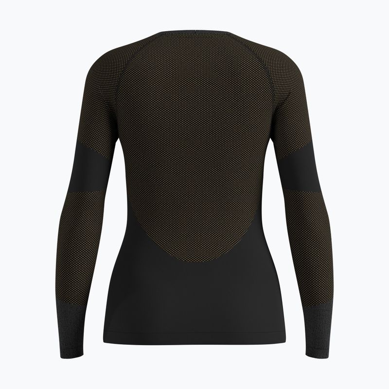 Dámska termoaktívna mikina ODLO Fundamentals Performance Warm Bl Top Crew Neck black 2