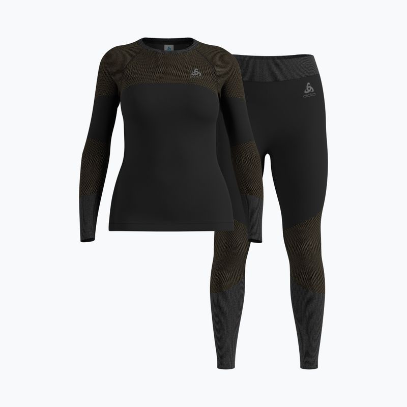 Dámsky komplet termo bielizne ODLO Fundamentals Performance Warm black