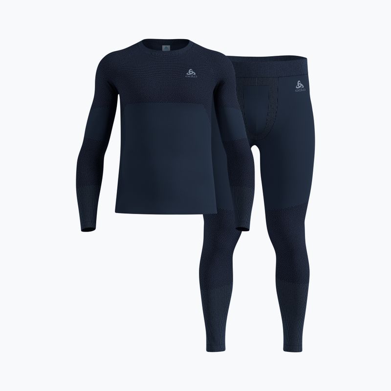 Pánsky komplet termo bielizne ODLO Fundamentals Performance Warm dark sapphire
