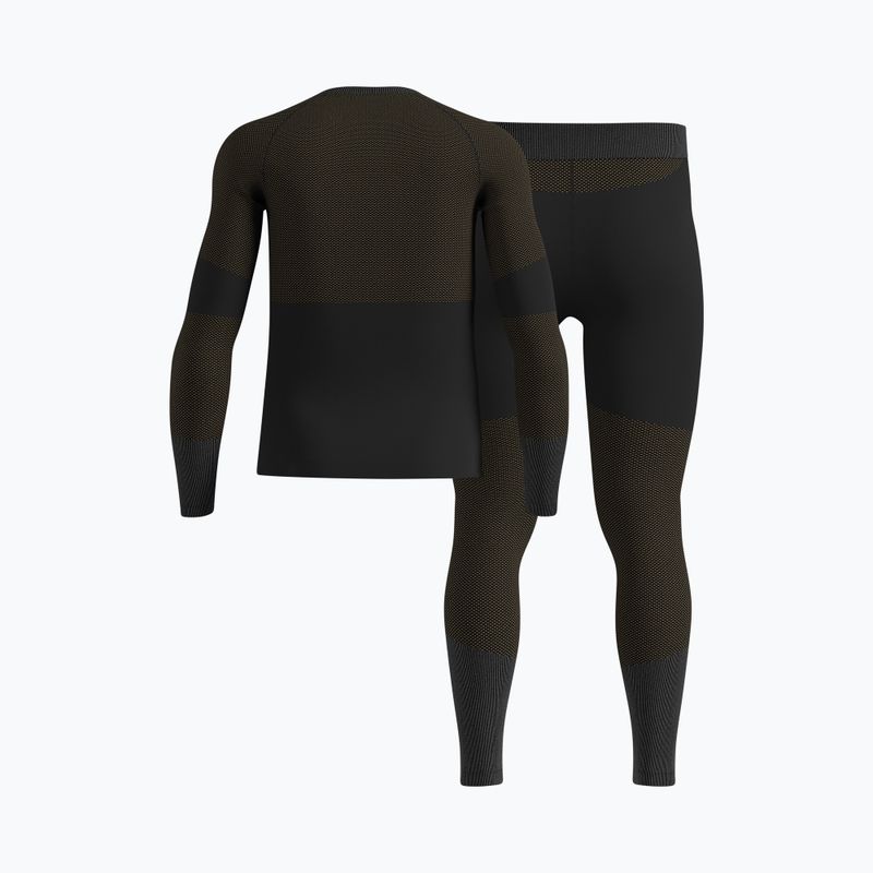 Pánsky komplet termo bielizne ODLO Fundamentals Performance Warm black 2