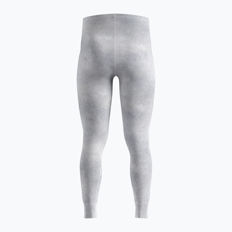 Pánske termo nohavice ODLO Active Warm X Pow Bl Bottom Long odlo silver grey 2