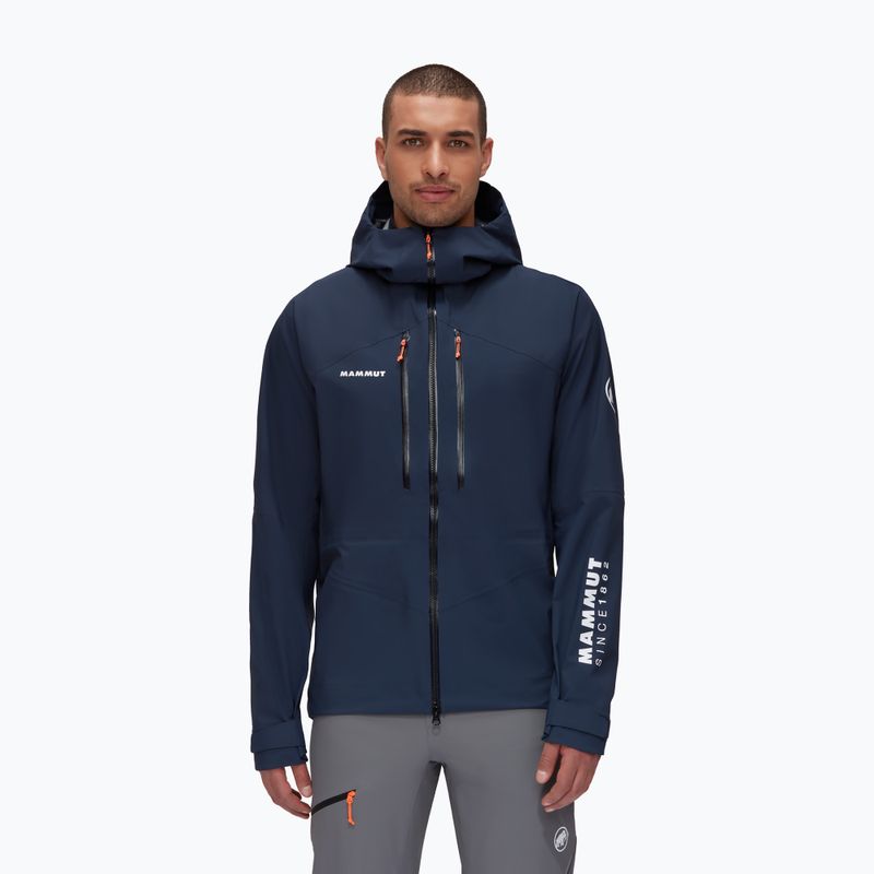 MAMMUT 160 Years Taiss HS pánska hardshellová bunda námornícka modrá