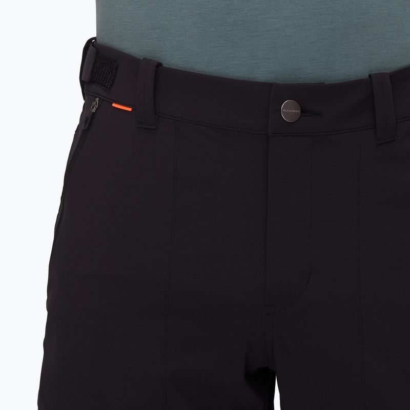 MAMMUT Runbold pánske trekingové nohavice čierne 8