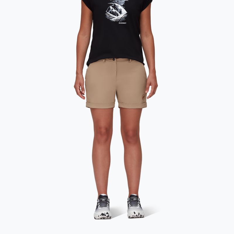MAMMUT dámske trekingové šortky Runbold Roll Cuff beige 2